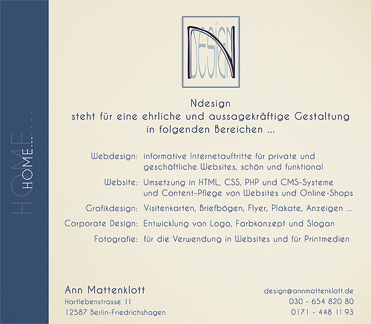 Ndesign Ihr persnliches Grafik- und Webdesign